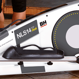 Velo elliptique BH Fitness I.NLS14 TOP G2356I : reglage horizontal des pedales
